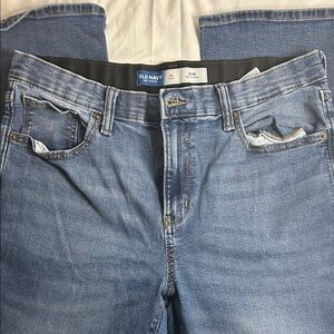Old Navy Women's Denim Straight Leg Jeans